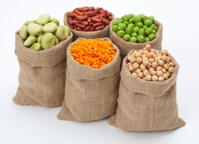 As leguminosas podem ser usadas em sopas, saladas ou em purés de diferentes cores e sabores.